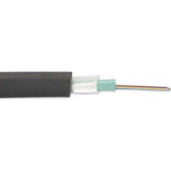 Digitus Kabel światłowodowy zewnętrzny DIGITUS ze złączem SC 24 wł. SM 9/125, Fca PE, 1500N, czarny
