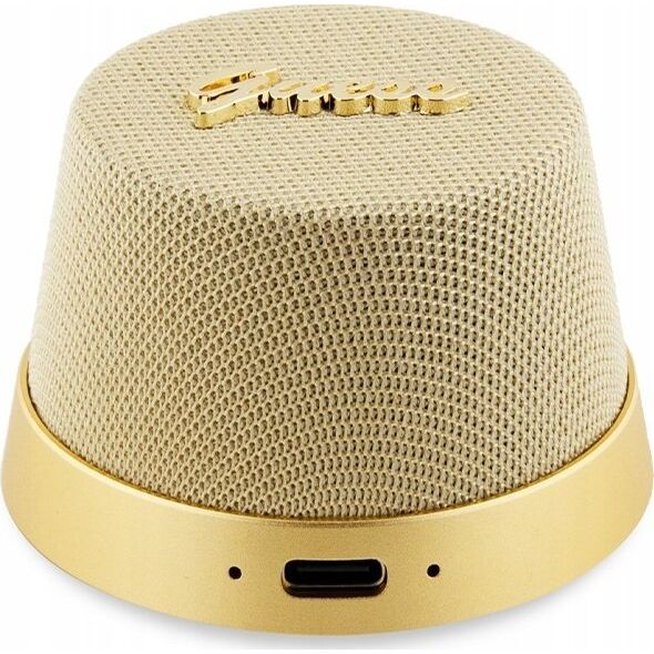 Guess Głośnik Bluetooth Guess Magnetic Script Metal - złoty
