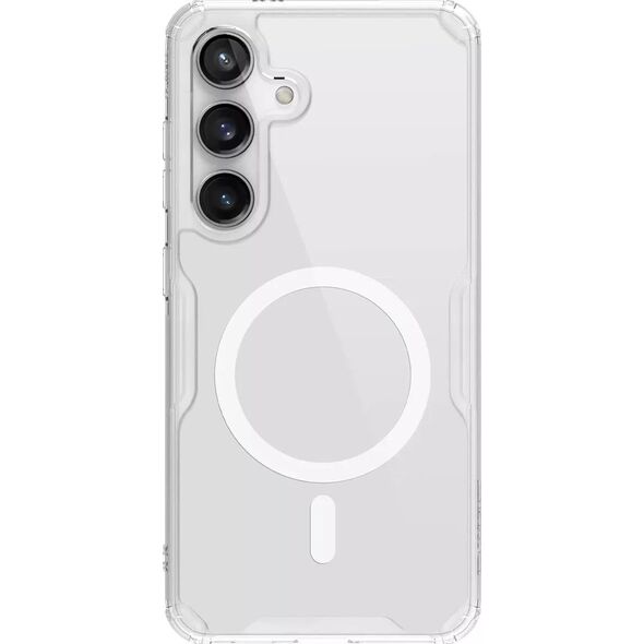 Nillkin Etui Nillkin Nature Pro pancerne z magnetycznym ringiem do Samsung Galaxy S24 - białe