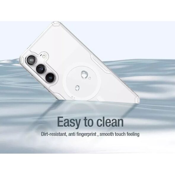 Nillkin Etui Nillkin Nature Pro pancerne z magnetycznym ringiem do Samsung Galaxy S24 - białe