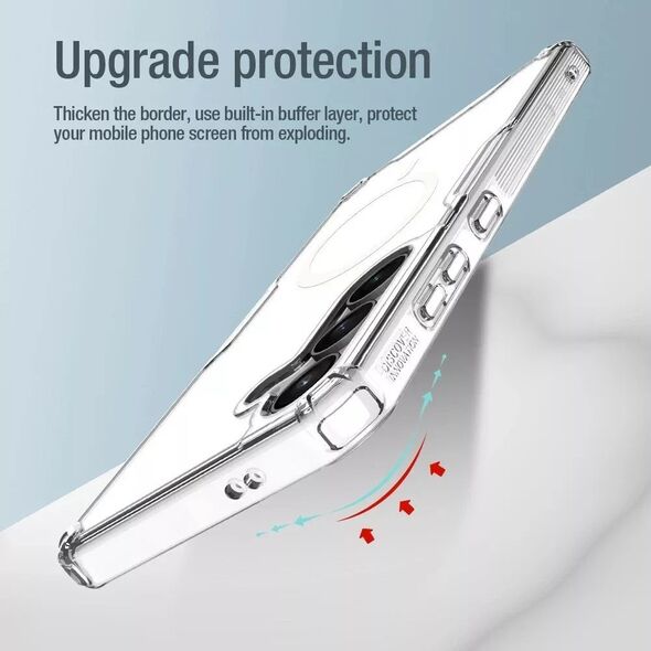 Nillkin Etui Nillkin Nature Pro pancerne z magnetycznym ringiem do Samsung Galaxy S24 - białe