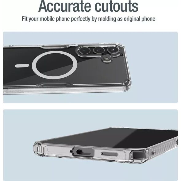 Nillkin Etui Nillkin Nature Pro pancerne z magnetycznym ringiem do Samsung Galaxy S24 - białe