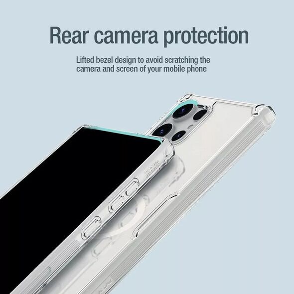 Nillkin Etui Nillkin Nature Pro pancerne z magnetycznym ringiem do Samsung Galaxy S24 Ultra - białe