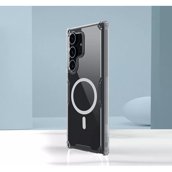 Nillkin Etui Nillkin Nature Pro pancerne z magnetycznym ringiem do Samsung Galaxy S24 Ultra - białe