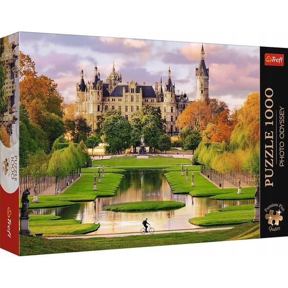 Trefl Puzzle 1000 elementów Premium Zamek w Schwerinie Niemcy