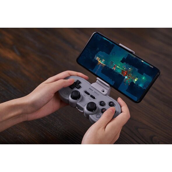 Pad 8BitDo 8BitDo SN30 Pro (Hall Effect Joystick), Gamepad (grey)