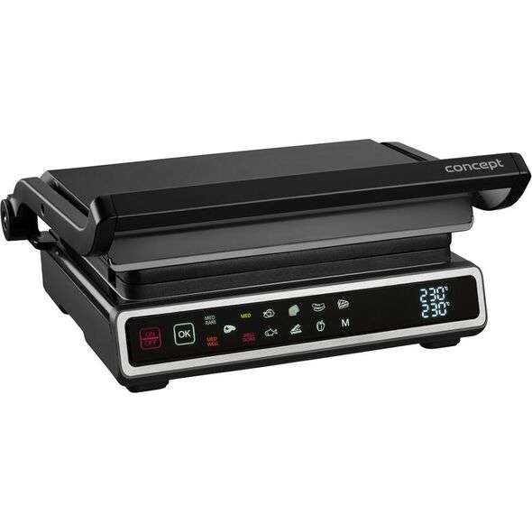 Grill elektryczny Concept Grill ellektryczny z termosondą i płytą do gofrów GE3550