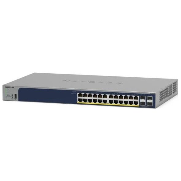 Switch NETGEAR NETGEAR GS728TPP Zarządzany L2/L3/L4 Gigabit Ethernet (10/100/1000) Obsługa PoE Szary