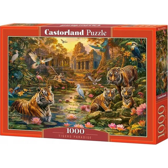 Castor Puzzle 1000 elementów Tigers Paradise