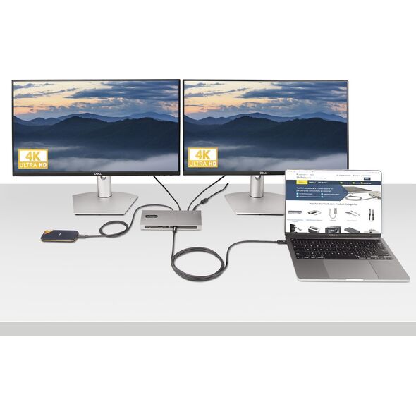 Kabel USB StarTech Thunderbolt - Thunderbolt 2 m Czarny (A40G2MB-TB4-CABLE)
