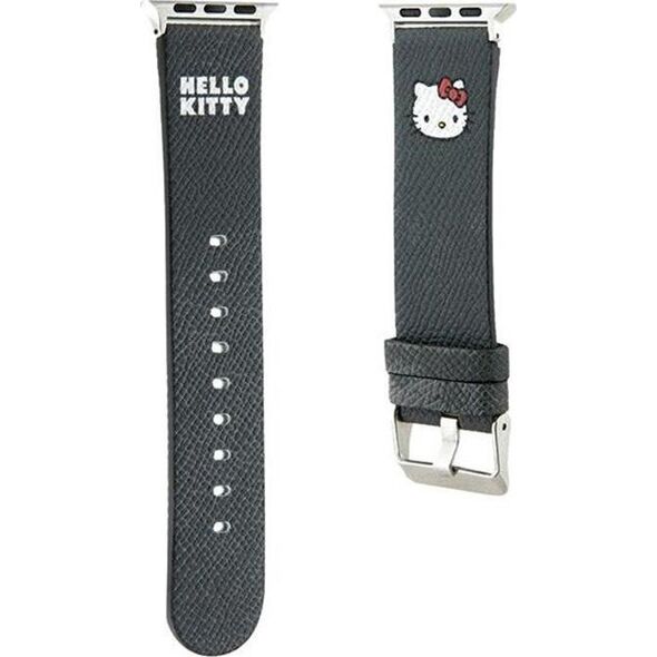Hello Kitty Hello Kitty Strap Kitty Head - Pasek do Apple Watch 38/40/41 mm (czarny)