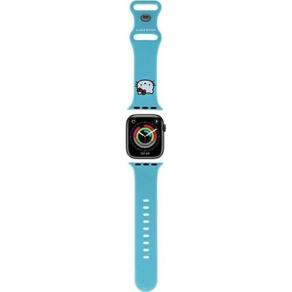 Hello Kitty Hello Kitty Silicone Kitty Head - Pasek do Apple Watch 38/40/41 mm (niebieski)