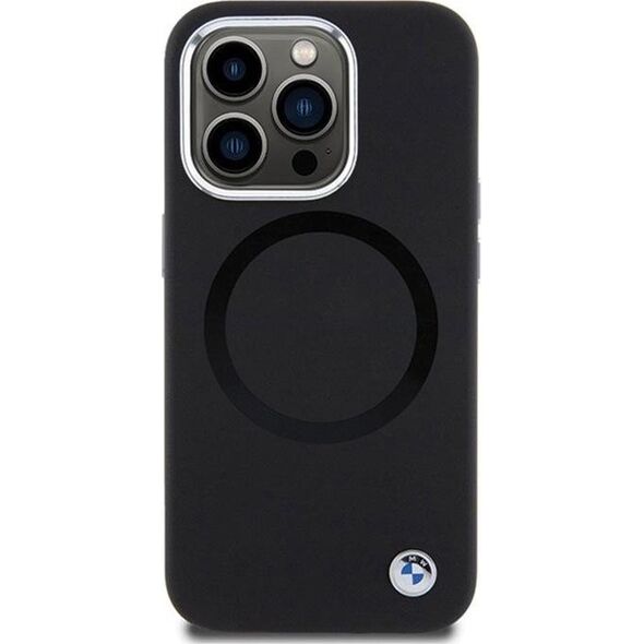BMW BMW Signature Liquid Silicone MagSafe - Etui iPhone 15 Pro (czarny)