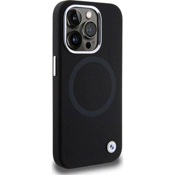 BMW BMW Signature Liquid Silicone MagSafe - Etui iPhone 15 Pro (czarny)