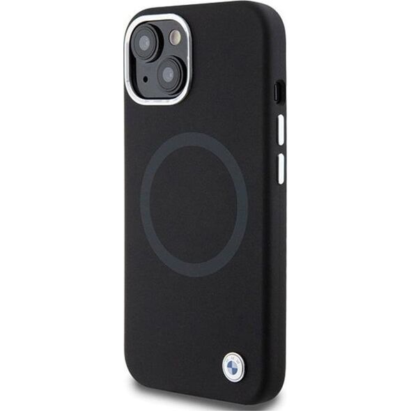BMW BMW Signature Liquid Silicone MagSafe - Etui iPhone 15 (czarny)