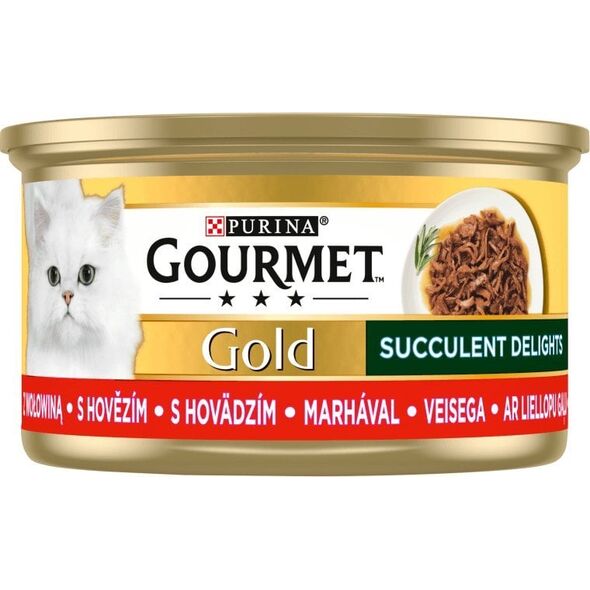 Gourmet Gourmet Gold Karma dla kotów z wołowiną 85 g