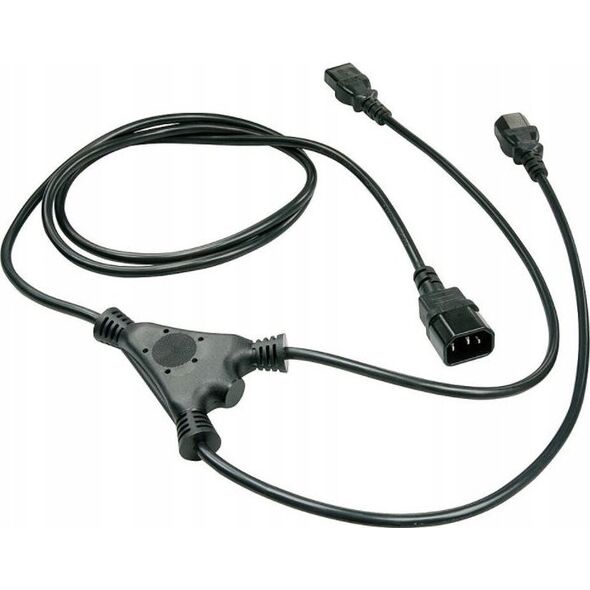 Kabel zasilający Lindy CABLE POWER C14 TO 2 X C13/1M 30363 LINDY