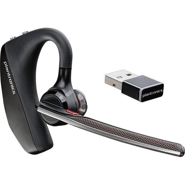 Słuchawki Poly POLY Voyager 5200 UC Zestaw słuchawkowy Bezprzewodowy Douszny Biuro/centrum telefoniczne Bluetooth Czarny