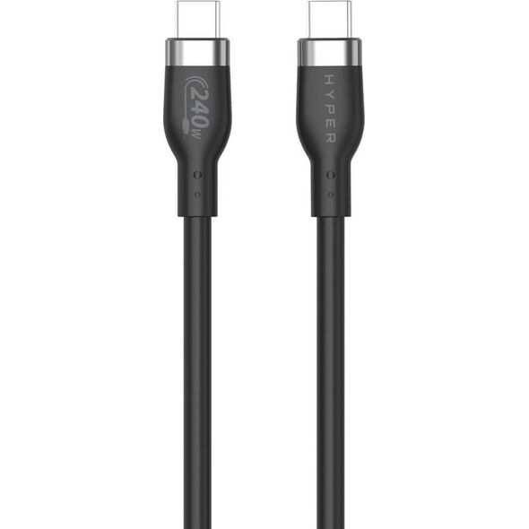 Kabel USB HyperDrive USB-C - USB-C 1 m Czarny (HJ4001BKGL)