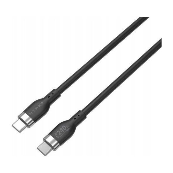 Kabel USB HyperDrive USB-C - USB-C 2 m Czarny (HJ4002BKGL)