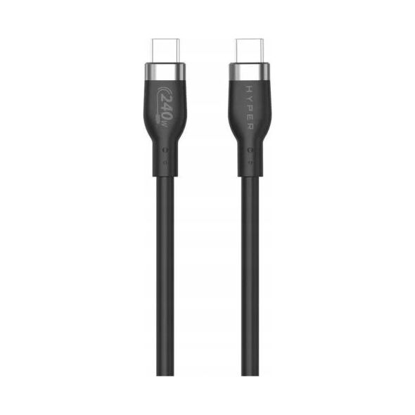 Kabel USB HyperDrive USB-C - USB-C 2 m Czarny (HJ4002BKGL)