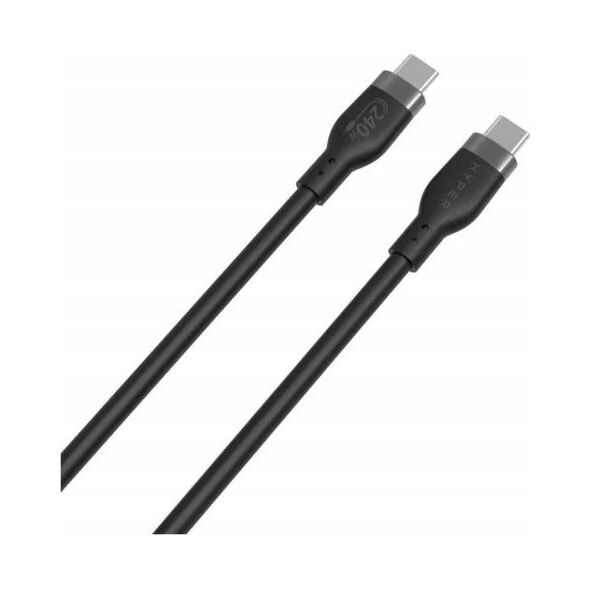 Kabel USB HyperDrive USB-C - USB-C 2 m Czarny (HJ4002BKGL)