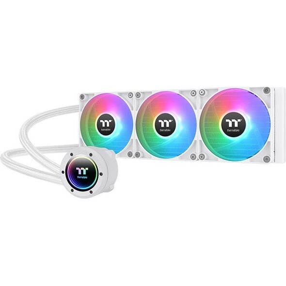 Chłodzenie wodne Thermaltake K Cooler Wasserkühlung Thermaltake TH360 V2 ARGB Sync CPU Liquid Cooler Snow Edition