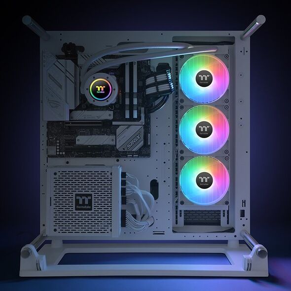 Chłodzenie wodne Thermaltake K Cooler Wasserkühlung Thermaltake TH360 V2 ARGB Sync CPU Liquid Cooler Snow Edition