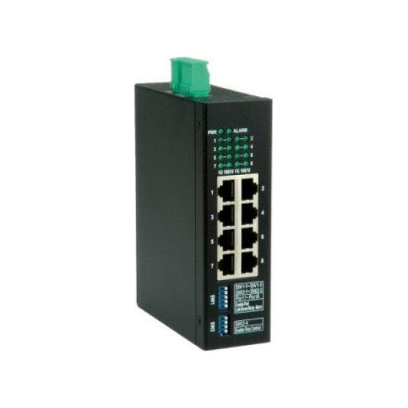 Switch Roline Przemysłowy przełącznik gigabitowy ROLINE, 8x RJ-45