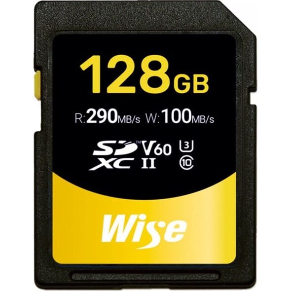 Karta Wise SDXC 128 GB Class 10 UHS-II/U3  (WI-SD-S128)