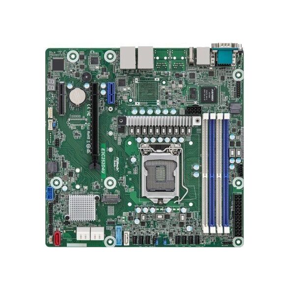 ASRock Płyta główna ASRock E3C252D4U 1x LGA1200 Intel Xeon E-23XX C252 (4xDIMM SATA 1xM.2 2x1GbE IPMI)
