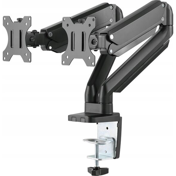 Deltaco Deltaco Monitora stativs Dual Gas Spring Deltaco