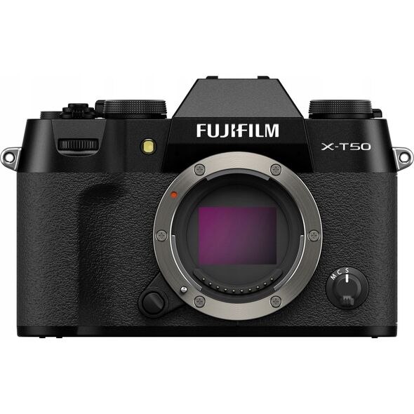 Lustrzanka Fujifilm Sisteminis fotoaparatas FUJIFILM X-T50/XC15-45mmF3.5-5.6 OIS PZ Juodas (juodas)
