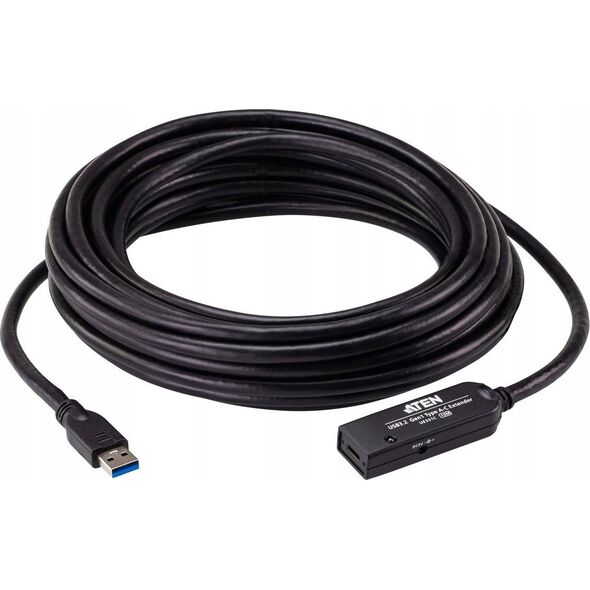 Kabel USB Aten USB-A - USB-C 10 m Czarny (UE331C)