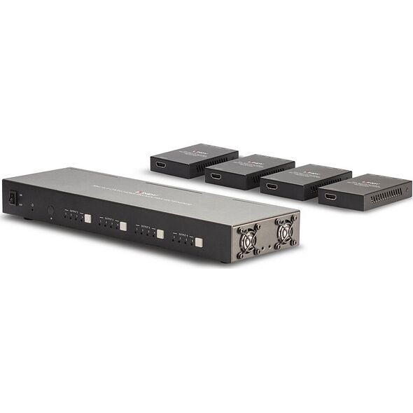Lindy Adap Lindy Extender Cat.6 4x4 HDMI 18G Matrix 70m