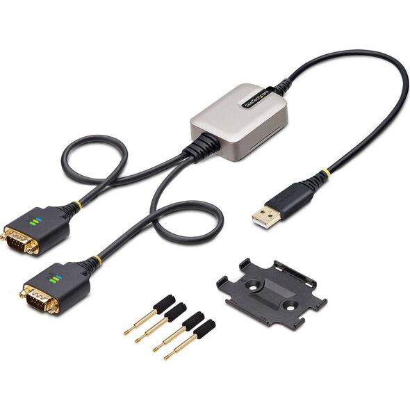 Kabel StarTech Adap Startech 2-Port USB to Seriell 0,6m