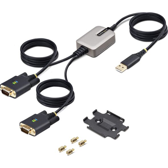 Kabel StarTech Adap Startech 2-Port USB to Seriell 4m