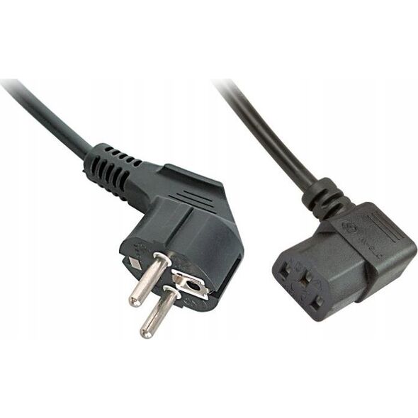 Kabel zasilający Lindy Cable Lindy C14 to C13 Power Cord Extension 0,5m