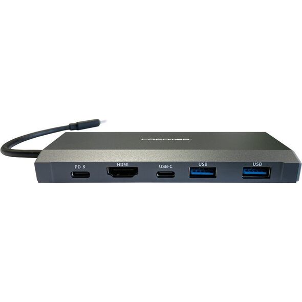 Stacja/replikator LC-Power USB-C z M.2 SSD (LC-HUB-C-MULTI-7-M2)