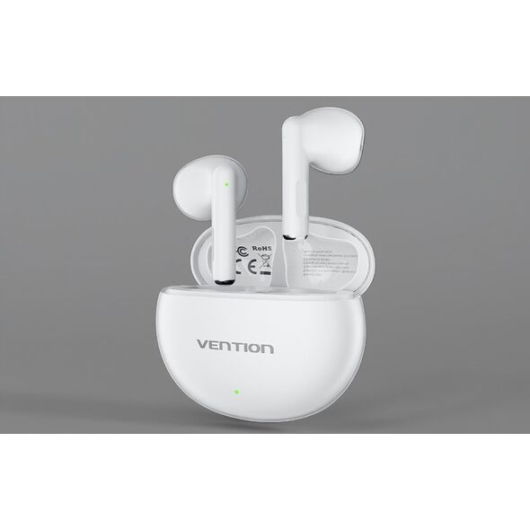 Słuchawki Vention Słuchawki bezprzewodowe, Vention, NBKW0, Earbuds Elf E06 (białe)