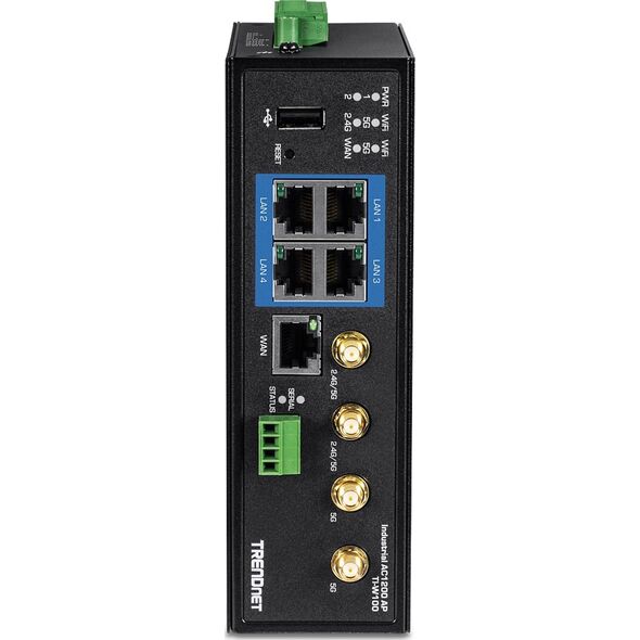 Router TRENDnet Router Trendnet TI-W100 WiFi 5 5 GHz Czarny