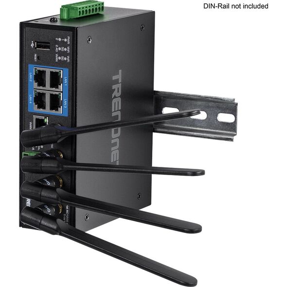 Router TRENDnet Router Trendnet TI-W100 WiFi 5 5 GHz Czarny