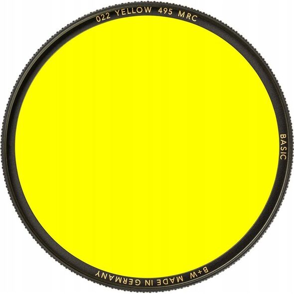 Filtr B+W Filtr żółty B+W Basic 022 Yellow MRC 1102639 52mm