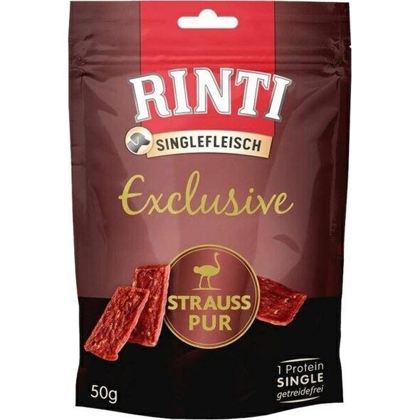 Rinti Rinti Przysmak Dla Psa Monoproteinowy Struś 50g