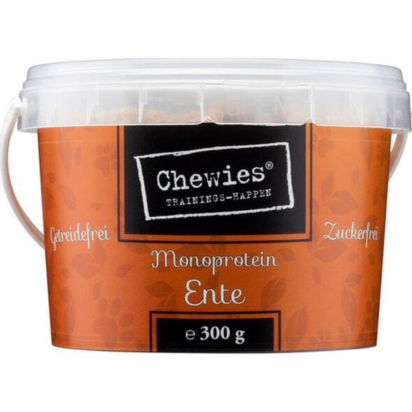Chewies Chewies Trainings-Happen Kaczka monobiałkowe, bezzbożowe wiaderko 300g