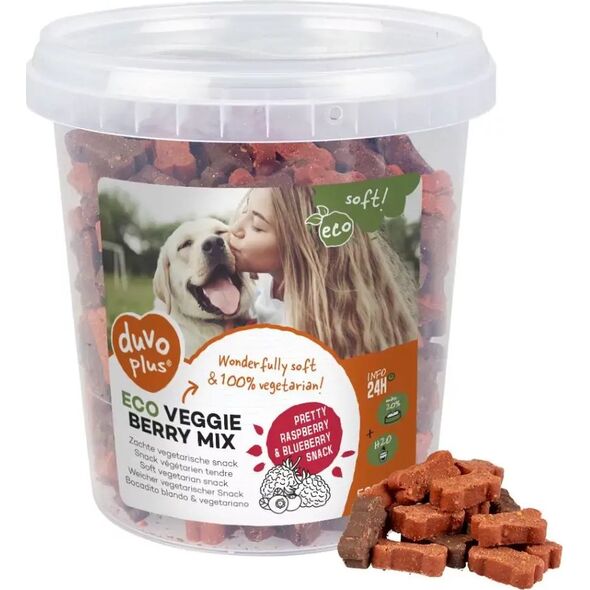 Duvo+ Duvo+ Eco Veggie Przysmak dla Psa Malina Borówka 500g
