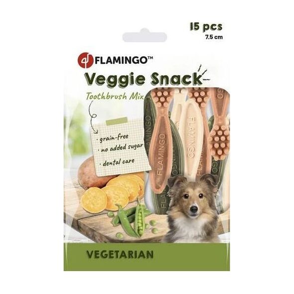 Flamingo Flamingo Przysmak Dla Psa Veggie Gryzak 7,5cm 15szt