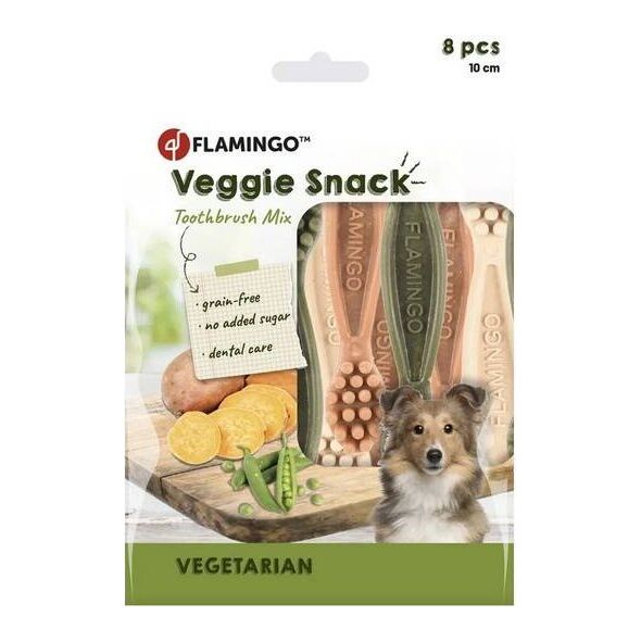 Flamingo Flamingo Przysmak Dla Psa Veggie Gryzak 10cm 8szt