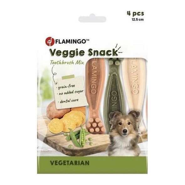 Flamingo Flamingo Przysmak Dla Psa Veggie Gryzak 12,5cm 4szt