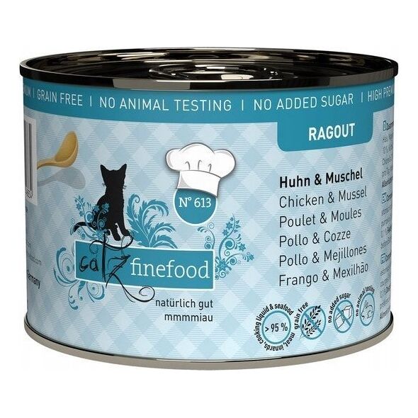 Catz Finefood Catz Finefood Ragout N.613 Kurczak i Omułek puszka 190g